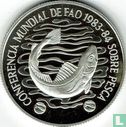 Uruguay 20 Nuevo Peso 1984 (PP - Silber) "FAO - World Fisheries Conference" - Bild 2