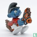Smurf on hobbyhorse  - Image 1