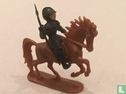 Ridder met een paalbijl te paard (zwart) - Afbeelding 2
