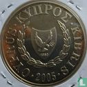 Cyprus 1 pound 2005 (PROOF - koper-nikkel) "Mediterranean monk seal" - Afbeelding 1