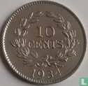 Sarawak 10 cents 1934 - Image 1