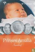 Pays-Bas 10 euro 2004 (stamps & folder) "Birth of Princess Catharina-Amalia" - Image 1