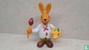 Easter bunny with paintbrush - Image 1