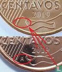 Brésil 5 centavos 2019 (sans A) - Image 3