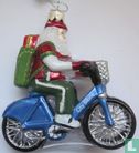 Kerstman op fiets - Afbeelding 2
