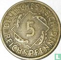 Empire allemand 5 reichspfennig 1935 (J) - Image 2