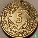 Duitse Rijk 5 reichspfennig 1935 (G) - Afbeelding 2
