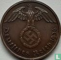 German Empire 2 reichspfennig 1936 (swastika - D) - Image 1