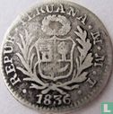 Peru ½ Real 1836 (LIMA) - Bild 1