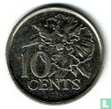 Trinidad and Tobago 10 cents 2008 - Image 2