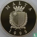 Malta 5 liri 1995 (PROOF) "50 years of the United Nations" - Image 1