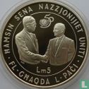 Malta 5 liri 1995 (PROOF) "50 years of the United Nations" - Afbeelding 2