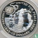 Namibia 10 dollars 1995 (PROOF) "50th anniversary of the United Nations" - Image 1