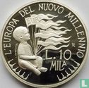 San Marino 10000 lire 1998 (PROOF) "Europe in the new Millennium" - Image 2