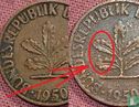 Allemagne 1 pfennig 1950 (D - fauté) - Image 3