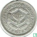 Afrique du Sud 6 pence 1958 - Image 1