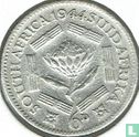 Afrique du Sud 6 pence 1944 - Image 1
