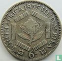 Afrique du Sud 6 pence 1935 - Image 1