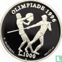 San Marino 1000 lire 1995 (PROOF) "1996 Summer Olympics in Atlanta" - Afbeelding 2