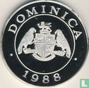 Dominica 100 dollars 1988 (PROOF) "Imperial parrots" - Afbeelding 1