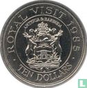 Antigua en Barbuda 10 dollars 1985 "Royal visit" - Afbeelding 1
