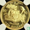 Anguilla 10 dollars 1969 (PROOF) "Caribbean sealife" - Image 1