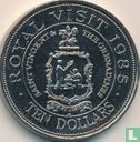 Saint Vincent 10 dollars 1985 "Royal visit" - Afbeelding 1