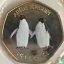 British Antarctic Territory 50 pence 2019 (coloured) "Adélie penguin" - Image 2