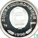 North Korea 100 won 1996 (PROOF) "Robinson Crusoe" - Image 1