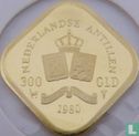 Antilles néerlandaises 300 gulden 1980 "Abdication of Queen Juliana" - Image 1