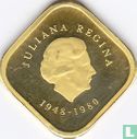 Antilles néerlandaises 300 gulden 1980 (BE - avec marque d'atelier) "Abdication of Queen Juliana" - Image 2