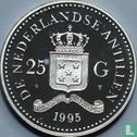 Netherlands Antilles 25 gulden 1995 (PROOF) "1996 Summer Olympics in Atlanta - Centennial of modern Olympic Games" - Image 1