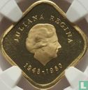 Nederlandse Antillen 300 gulden 1980 (PROOF - zonder muntteken) "Abdication of Queen Juliana" - Afbeelding 2