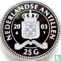 Niederländische Antillen 25 Gulden 2003 (PROOFLIKE) "175th anniversary Central Bank of the Netherlands Antilles" - Bild 1