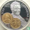 Netherlands Antilles 10 gulden 2001 (PROOF) "Catherine II ruble" - Image 2