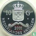 Netherlands Antilles 10 gulden 2001 (PROOF) "Cosimo il Vecchio florino d'oro" - Image 1