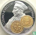 Netherlands Antilles 10 gulden 2001 (PROOF) "Cosimo il Vecchio florino d'oro" - Image 2