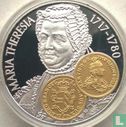 Nederlandse Antillen 10 gulden 2001 (PROOF) "Maria Theresia double sovereign" - Afbeelding 2