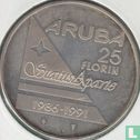Aruba 25 florin 1991 "5th anniversary of Status Aparte"