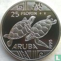 Aruba 25 florin 1995 (PROOF) "Sea turtles" - Image 1