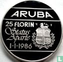 Aruba 25 florin 1986 (PROOF) "Status Aparte" - Afbeelding 1