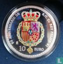 Espagne 10 euro 2018 (BE) "50th anniversary of King Felipe VI - King with flag" - Image 2