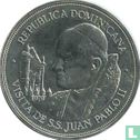 Dominicaanse Republiek 25 pesos 1979 "Visit of Pope John Paul II" - Afbeelding 1