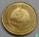 Chili 2 centesimos 1968 - Afbeelding 1