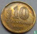 Argentinië 10 centavos 1971 - Afbeelding 1