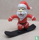 Père Noël sur snowboard - Image 1
