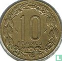 Centraal-Afrikaanse Staten 10 francs 1978 - Afbeelding 2