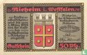 Nieheim, Vorschussverein - 50 Pfennig 1921 - Bild 1