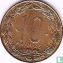 États d'Afrique centrale 10 francs 1996 - Image 2