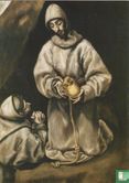 Saint Francis in meditation, 1600-1606 - Afbeelding 1